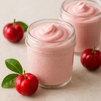 Kako naj uporabim acerolo v kreme brez kislega priokusa?