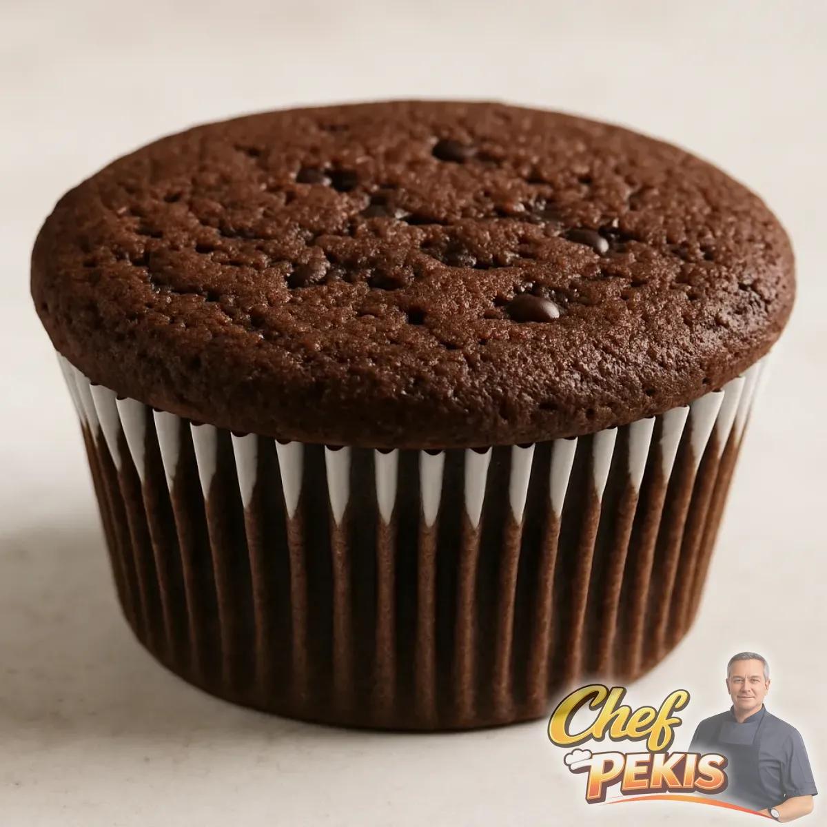 Kako naj spečem čokoladne mufine z ravnim vrhom?