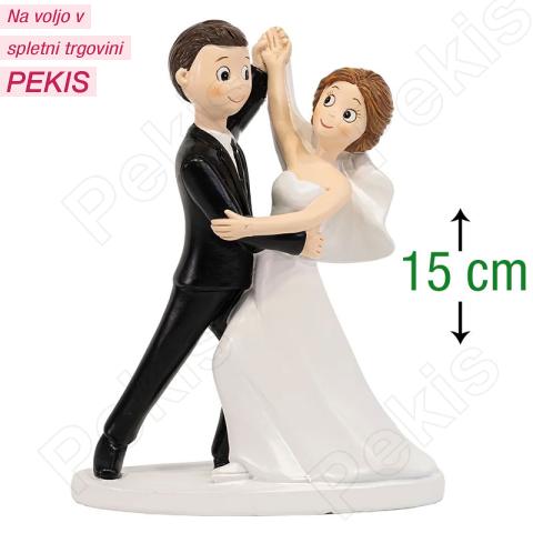 Poročni par (plesalca) 15 cm