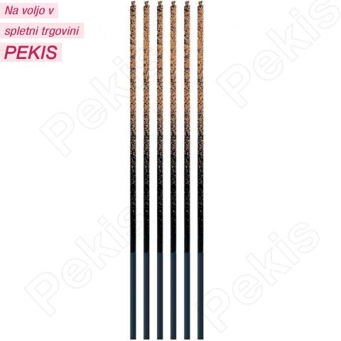 Prelivajoče svečke za torto (17 cm, 6 kom) bakrene bleščice