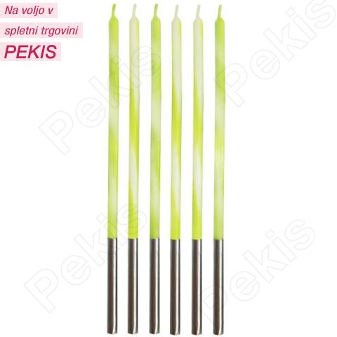 Limeta zelene svečke (15 cm, 6 kom)