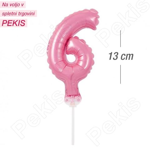 Topper za torto (št.6) Roza Balon