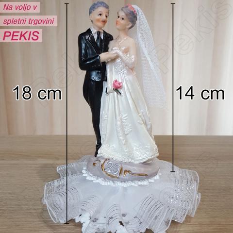 Figurica za torto - Srebrna obletnica poroke 1