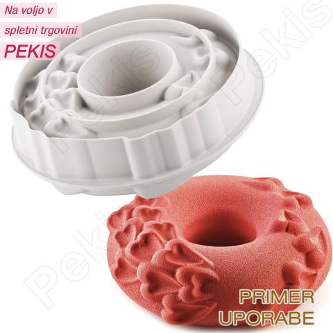 Silikomart silikonski pekač 3D STRAST