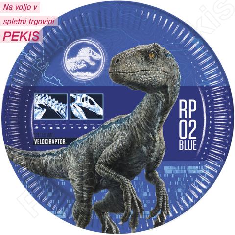 Papirnati krožniki Dinozavri (št.1) 23 cm