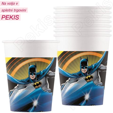 Papirnati kozarci Batman 200 ml, 8 kom