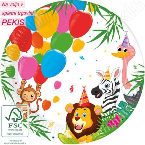 Papirnati krožniki Safari 23 cm, št.3