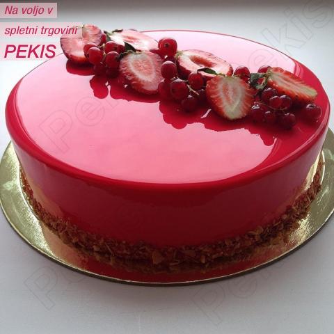 Mirror Glaze obliv, oziroma Svetleča glazura za torte 