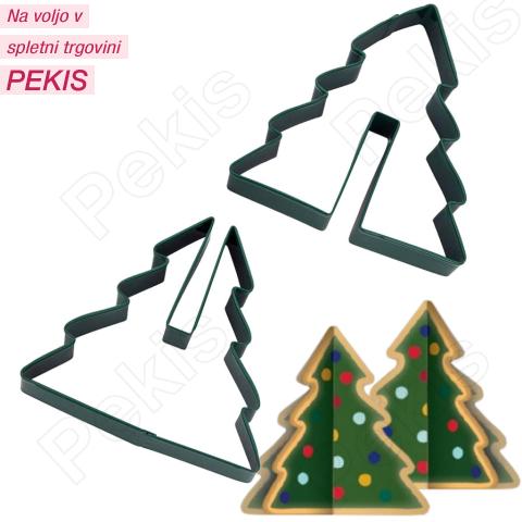 Dva modelčka za 3D smrekco