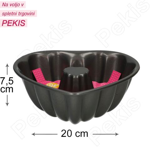 Wilton pekač srce (s cevjo) 20 cm