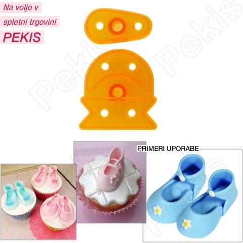 Modelček otroški copatki 5cm