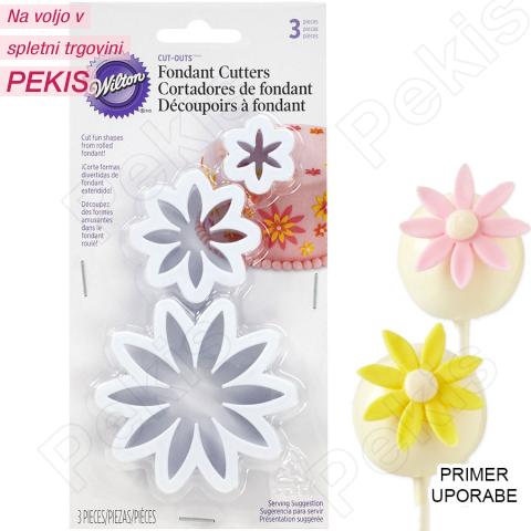 Wilton modelčki za marjetice, 3 delni