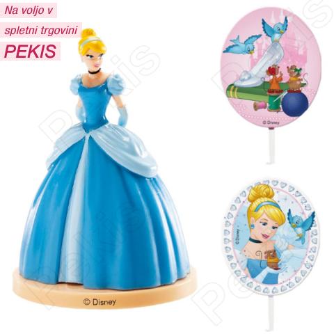 Dekorativni komplet za torto Pepelka