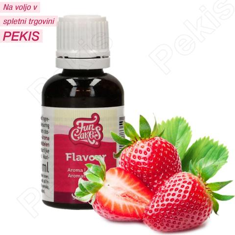 Aroma s kapalko za enostavno doziranje (Strawberry) Jagoda
