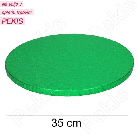 Podstavek 35cm, debelina 10mm – Zelen