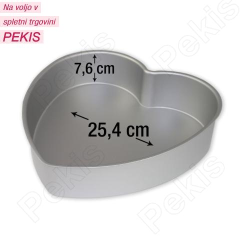PME pekač srce za torte 25,4 cm, višina 7,6 cm