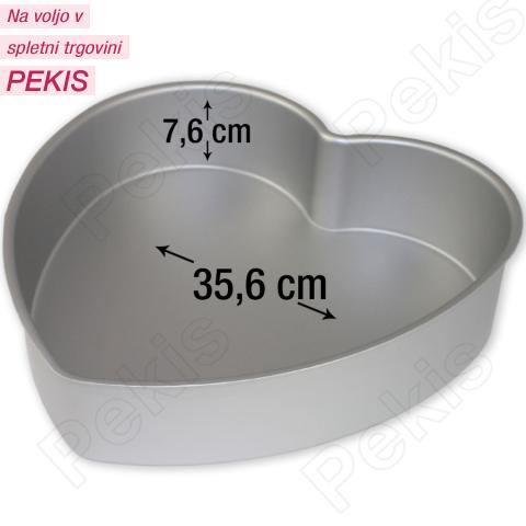 PME pekač srce za torte 35,6 cm, višina 7,6 cm