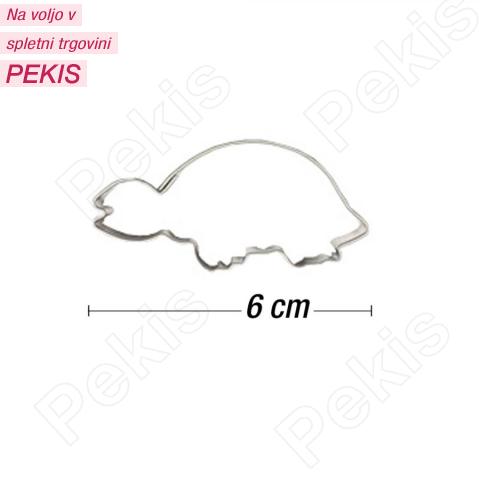 Modelček Želva 6 cm, pločevina