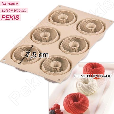 Silikomart silikonski pekač MINI Pletenina