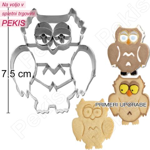 Modelček Sovica 7,5 cm, rostfrei
