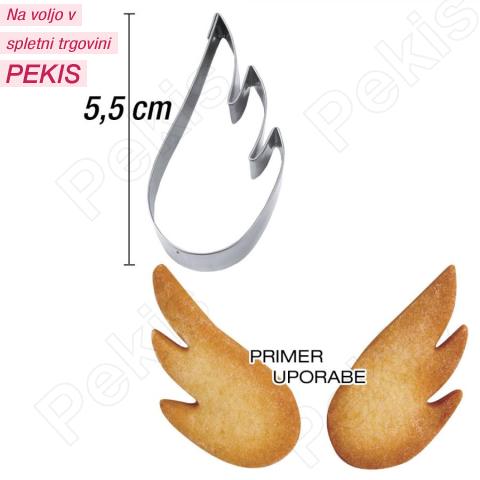 Modelček angelsko krilo 5,5 cm, rostfrei