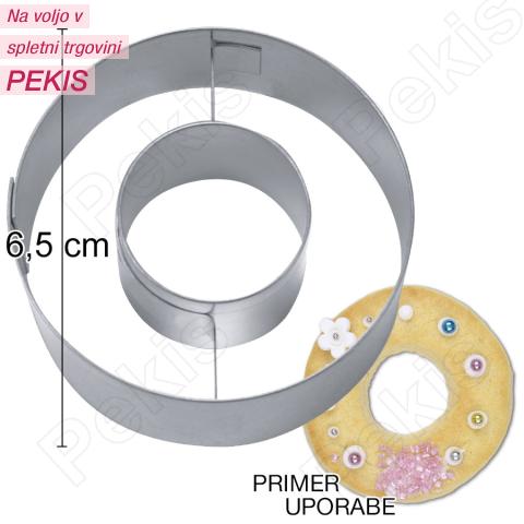 Modelček Črka 6,5cm, rostfrei, O