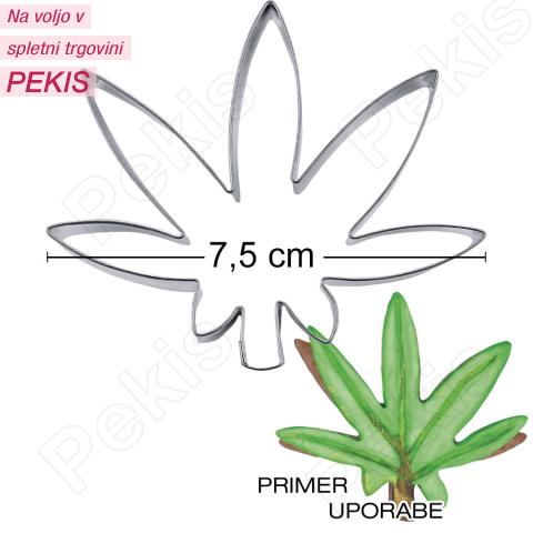 Modelček List vodne lilije 7,5cm, rostfrei