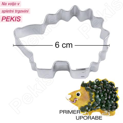 Modelček Ježek, 6cm, pločevina