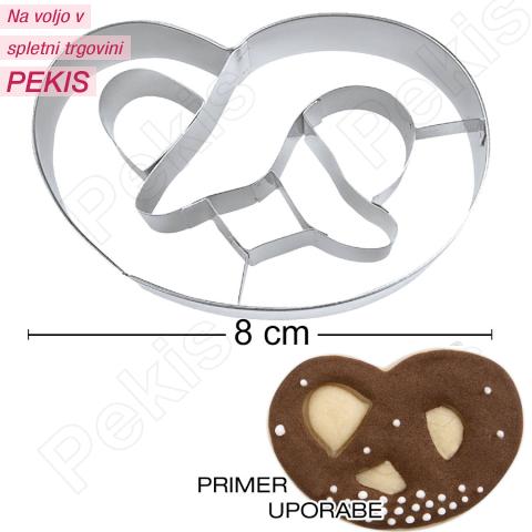 Modelček Presta 8 cm, rostfrei
