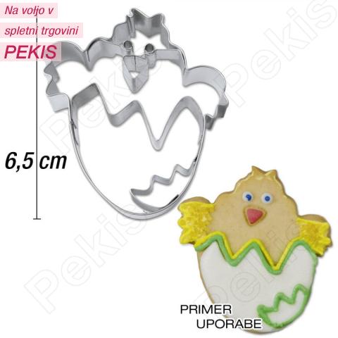Modelček Piščanček v lupini 6,5 cm, rostfrei