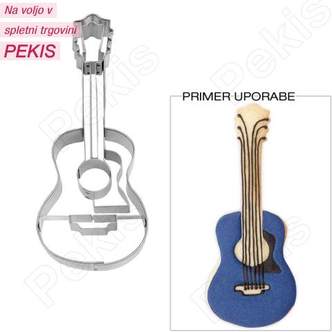 Modelček Kitara 11 cm, rostfrei