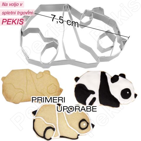 Modelček Geometrijska Panda 7,5 cm, rostfrei