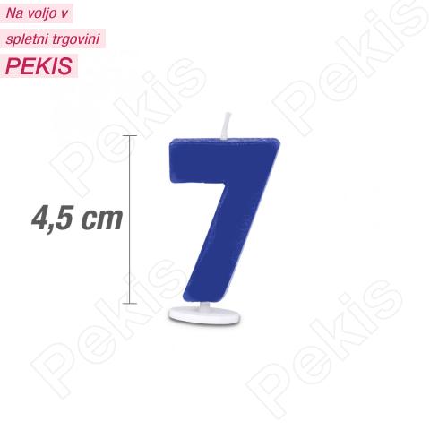 Svečka številka 7 - Modra