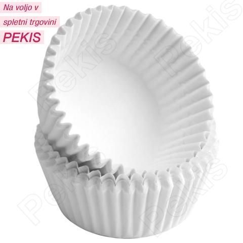 Papirčki za muffine BELI, 60 kom