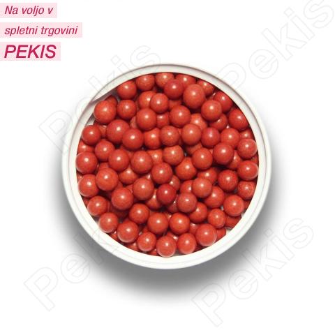 Perlice (4 mm) RDEČE