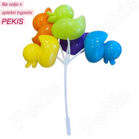 Račke na palčki (17cm) za dekoracijo sladic