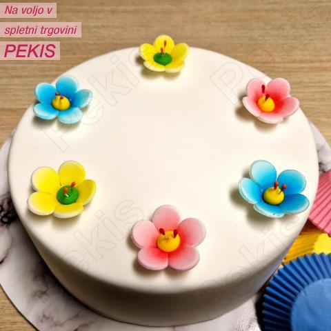 Sladkorne rože s pestičem (4cm) 6 kom