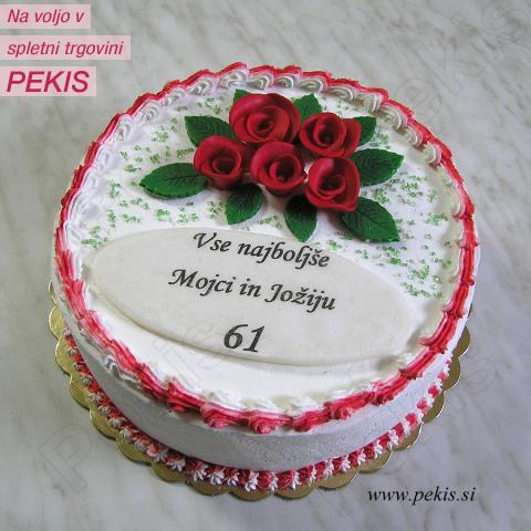Najbolj enostaven napis na torti