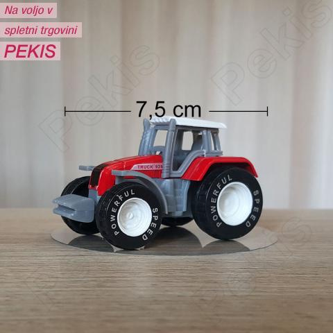 Figurica rdeč Traktor