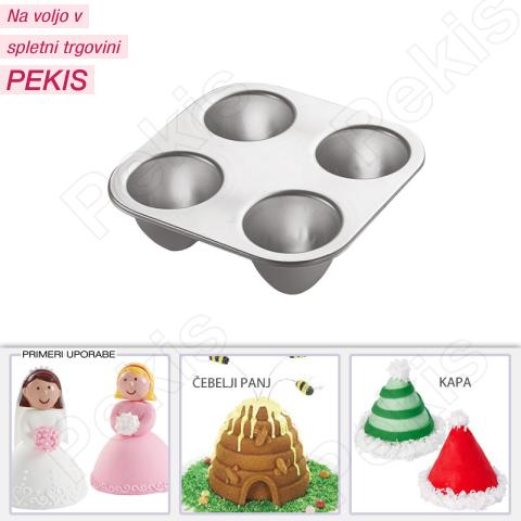 Wilton pekač za mini princesko, panj, smreko, kapo