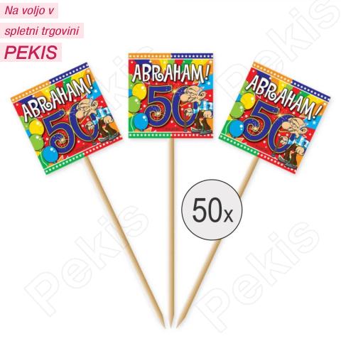 Dekoracija 50 Let Abraham, 50 kom