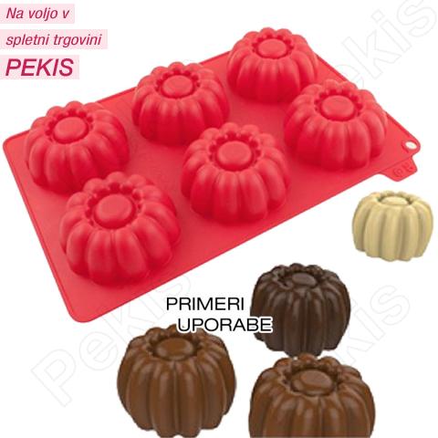 Silikonski pekač MINI šarlotke