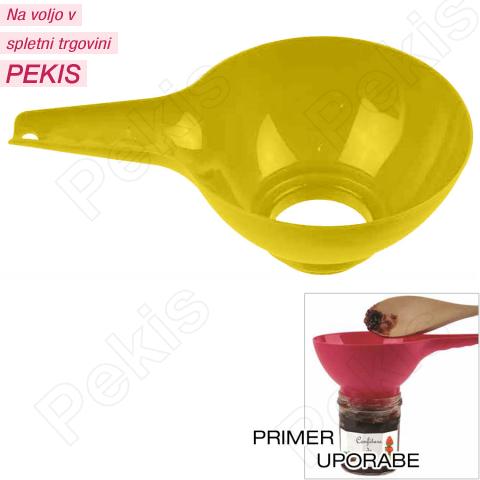 Lij s širokim grlom za nalivanje v kozarce, plastika št.3