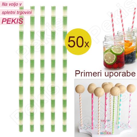 Palčke za Cake Pops ali slamce 50 kom št.2