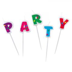 Svečke za torto Party