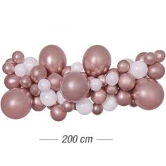 Lok iz balonov (Rose gold) 65 balonov
