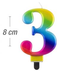 Mavrična svečka št.3