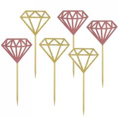 Dekoracija za muffine (6 kom) Diamanti