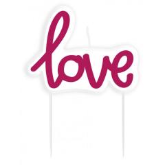 Svečka LOVE