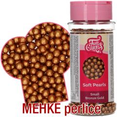 Mehke perlice (2 mm) BRONASTO ZLATE